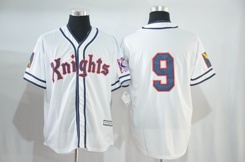 2017 MLB Chicago Cubs #9 Knights white jerseys